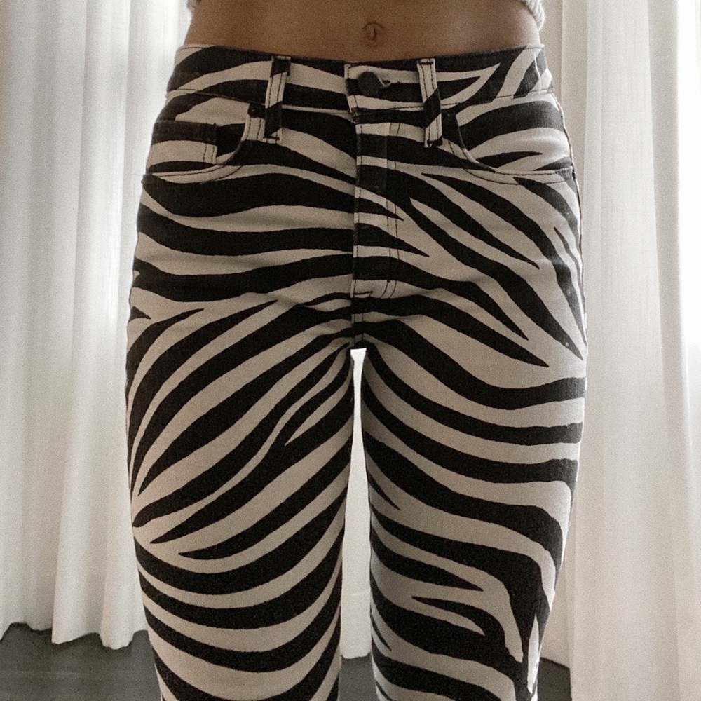 Nili lotan zebra jeans